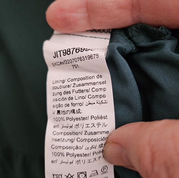 Shein Curve Chic Green V-Neck Dress - Picture 9 of 10